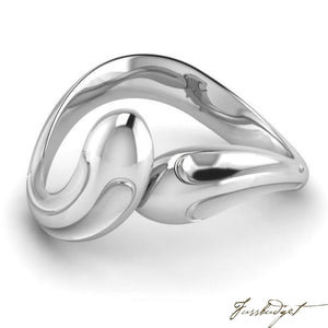 Sterling Silver Twist Off Leaf Ring- Set of 2-Fussbudget.com