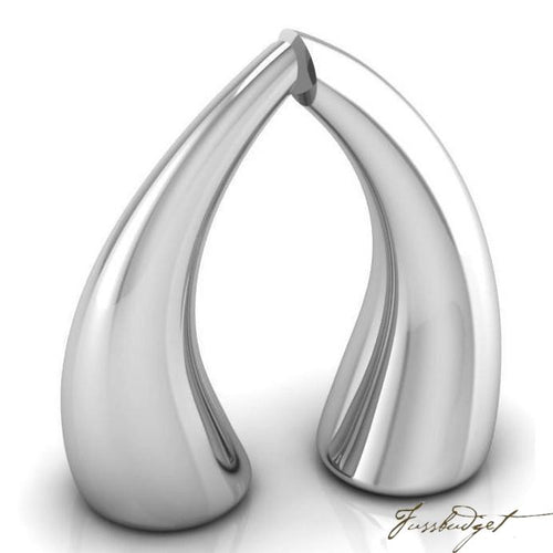 Curve Sterling Silver Salt Pepper Set-Fussbudget.com
