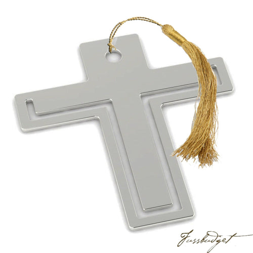 Sterling Silver Cross Bookmark-Fussbudget.com