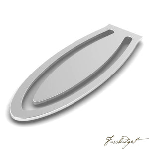 Sterling Silver Oval Bookmark-Fussbudget.com