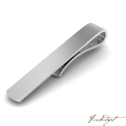 Sterling Silver Short Classic Tie Pin-Fussbudget.com