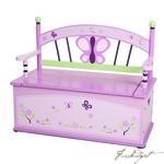 Sugar Plum Bench Seat w/ Storage-Fussbudget.com