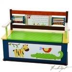 Jungle Jingle Bench Seat w/ Storage-Fussbudget.com