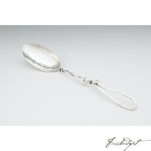 Hand Crafted Silver Large Serving Spoon-Fussbudget.com