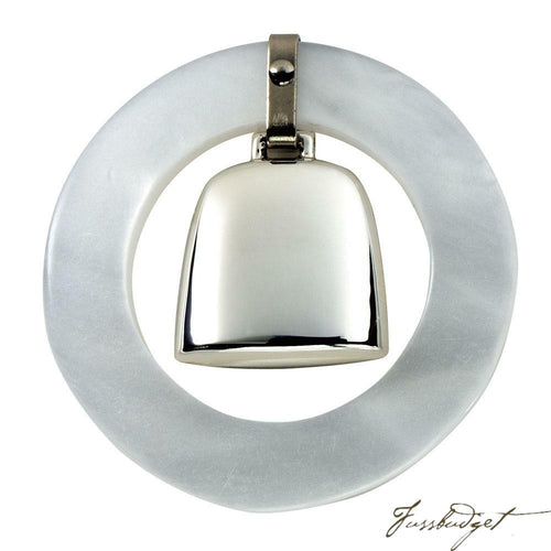 STER TEETHING RING/RATTLE-WHT