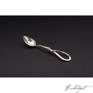 Hand Made Custom Sterling Silver Baby Spoon-Fussbudget.com