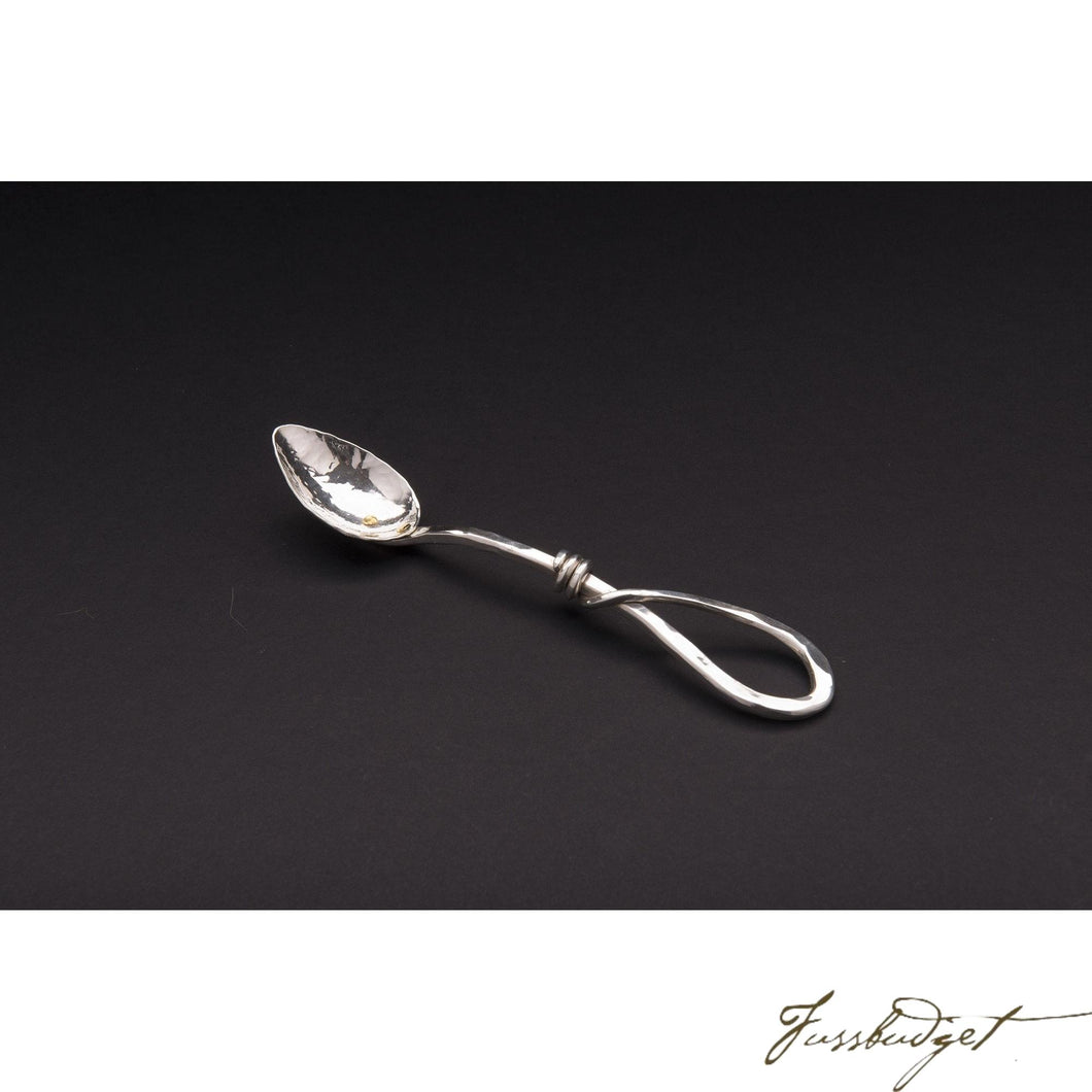 Hand Made Custom Sterling Silver Baby Spoon-Fussbudget.com