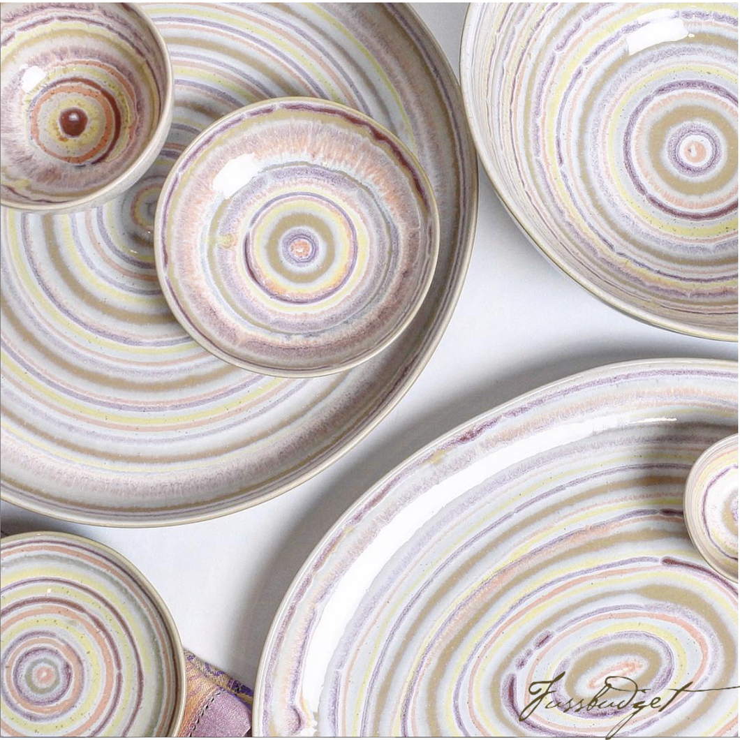Carousel Collection (Set of 4 Dinner Plates)-Fussbudget.com