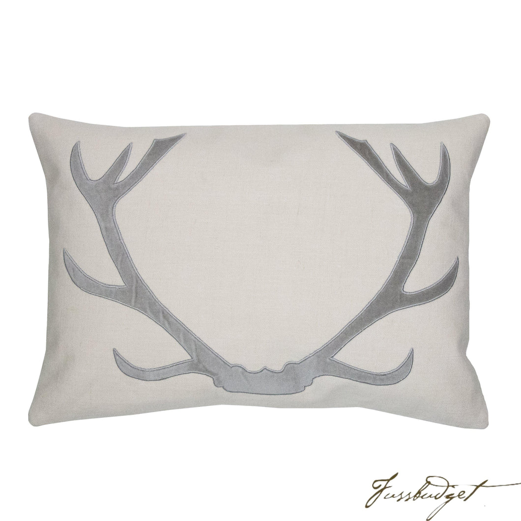 Vixen Pillow - Beige/Gray-Fussbudget.com