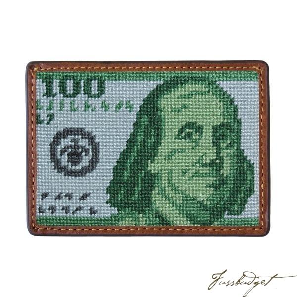 Benjamin Needlepoint Card Wallet