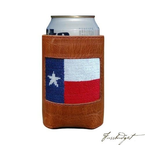 Texas Flag Needlepoint Can Cooler
