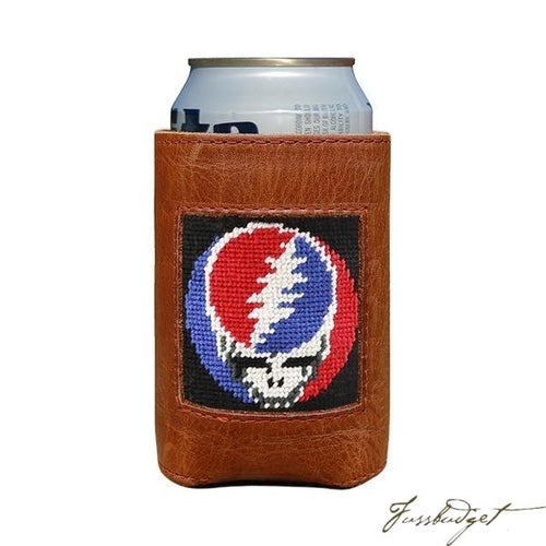 Steal Your Face (Black) Needlepoint Can Cooler