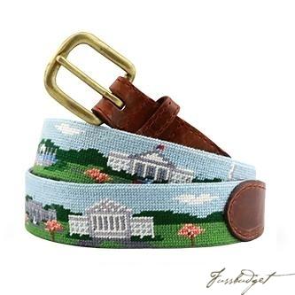 Washington DC Scene Needlepoint Belt