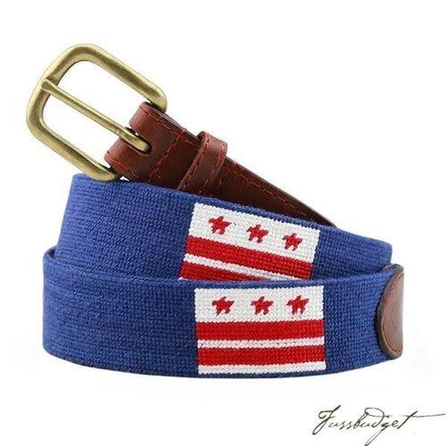 DC Flag Needlepoint Belt