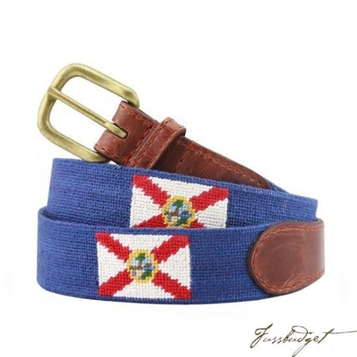 Florida State Flag Needlepoint Belt