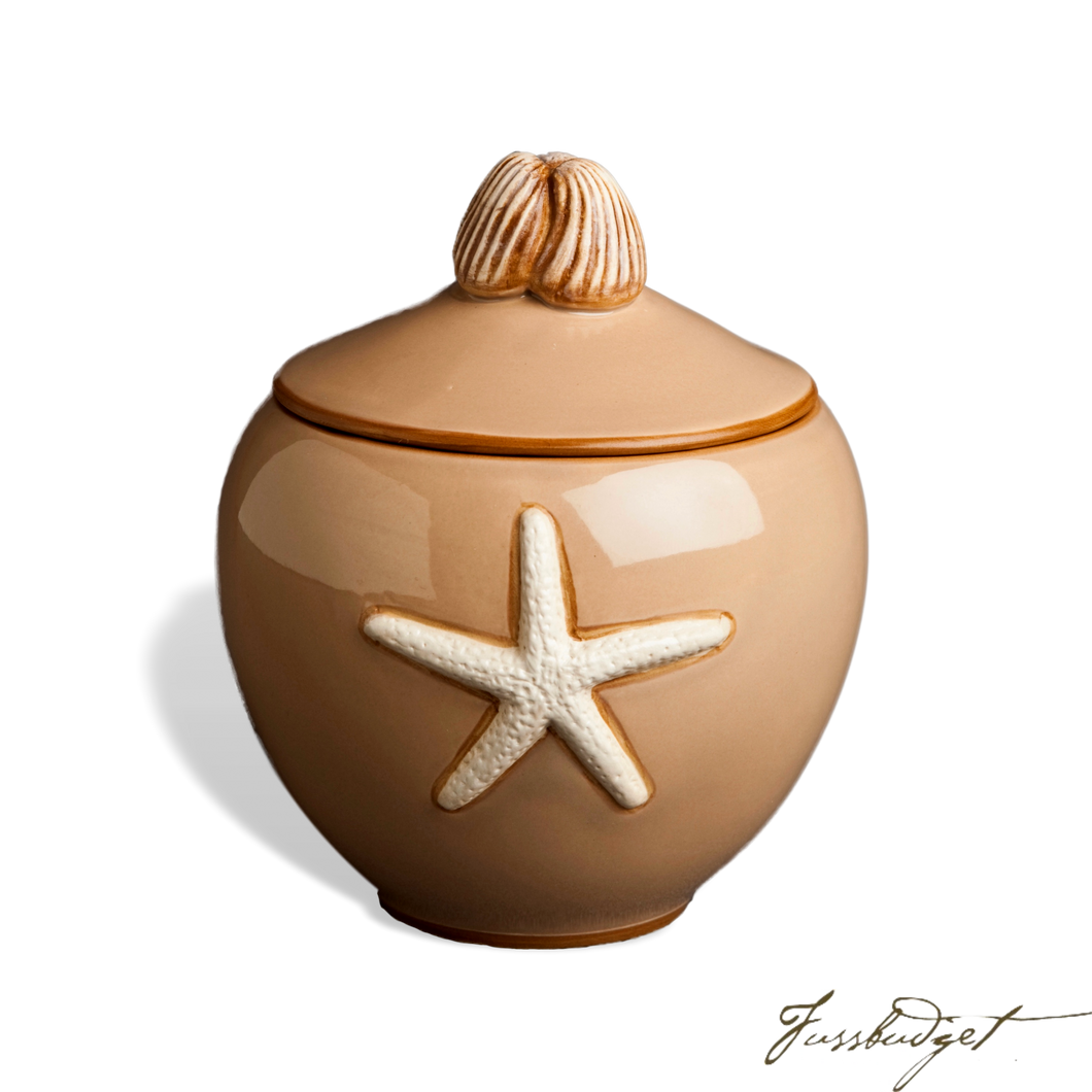 Cotton Ball/Swab Holder - Sand