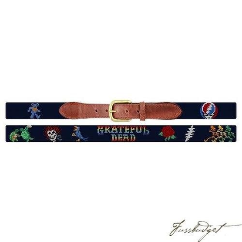 Grateful Dead Life Needlepoint Belt