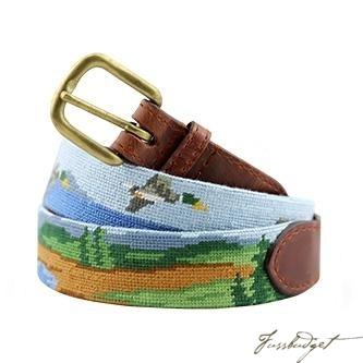 Great Outdoors Needlepoint Belt