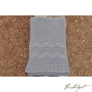 Cotton Throw Blanket - Classic Collection - Hazy Gray-Fussbudget.com