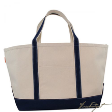 Load image into Gallery viewer, Monogrammed Medium Boat Tote