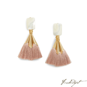 EMMA EARRINGS | DARK BLUSH-Fussbudget.com