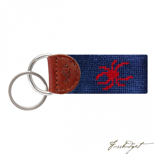 Richmond Needlepoint Key Fob-Fussbudget.com