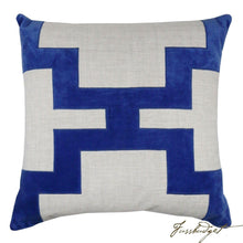 Load image into Gallery viewer, Catie Pillow - Dark Blue