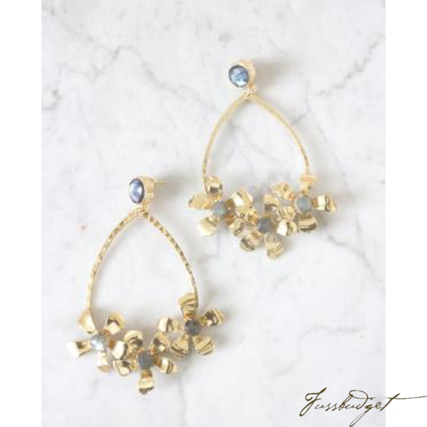 LIZA EARRINGS | LABRADORITE