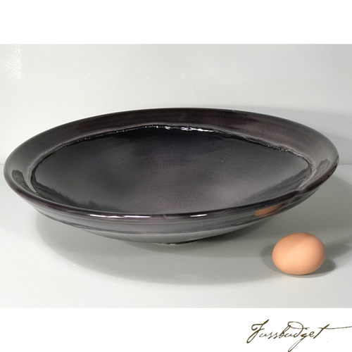 Black Bowl Platter by Tom Turnbull-Fussbudget.com