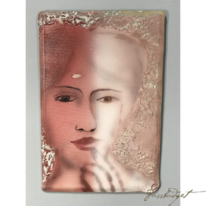 Portrait of a Woman by Tom Turnbull (16” x 10 ½”)-Fussbudget.com