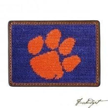 Load image into Gallery viewer, Clemson University Needlepoint Wallet