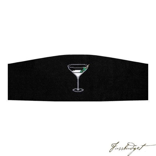 Martini Needlepoint Cummerbund - Special Order - Minimum order of Six