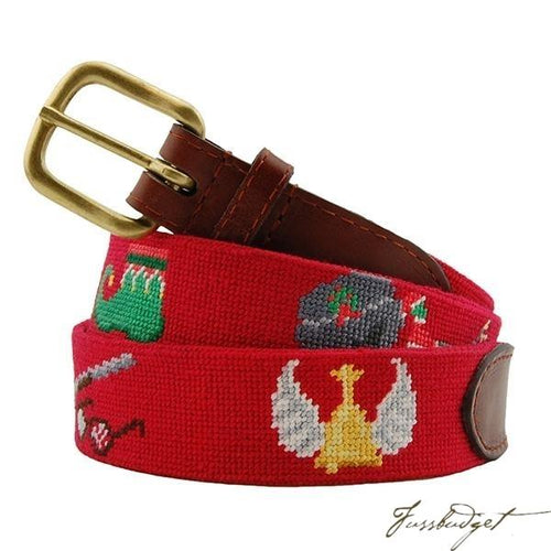 Christmas Movies Needlepoint Belt