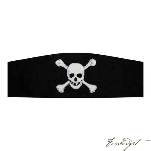 Jolly Roger (Black) Needlepoint Cummerbund
