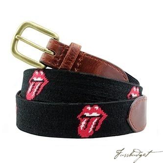 Rolling Stones Needlepoint Belt