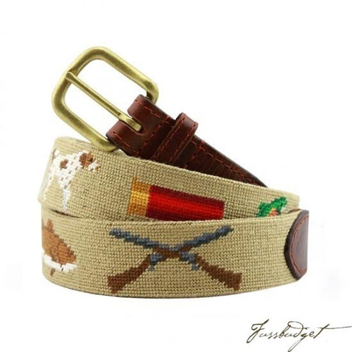 Southern Sportsman (Khaki) Needlepoint Belt